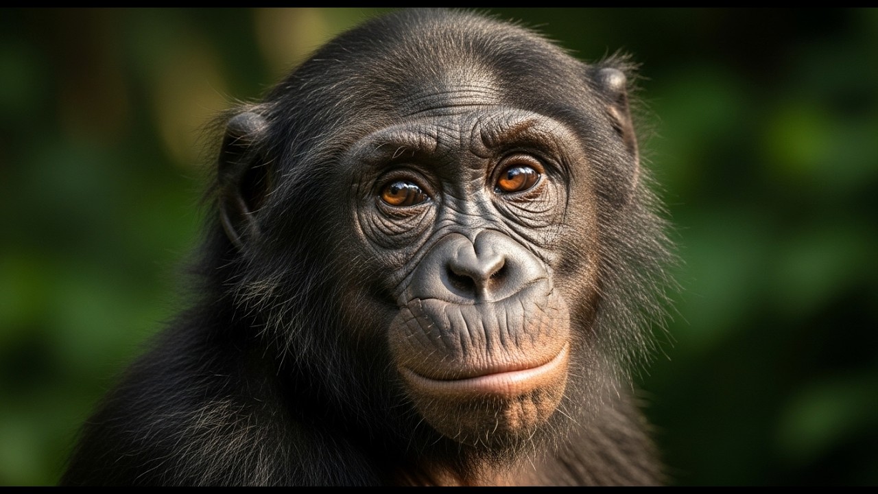Great Apes: Bonobos - The Gentle, Peaceful Geniuses of the Jungle.