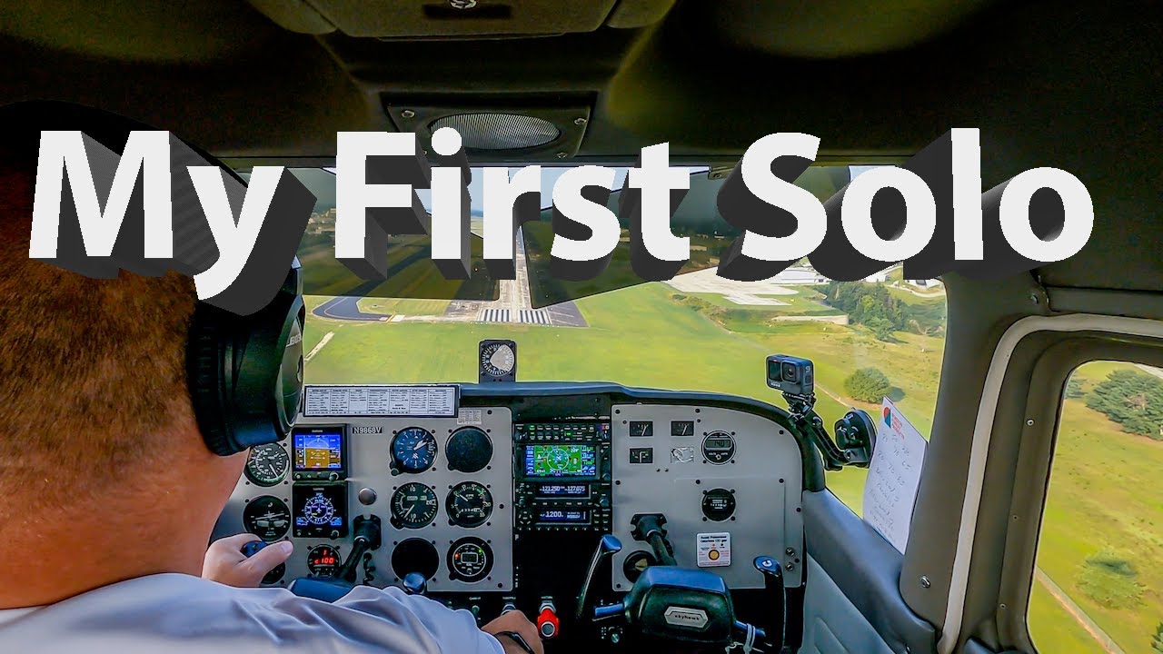 Student Pilot SOLO FLIGHT | First Solo Cessna 172