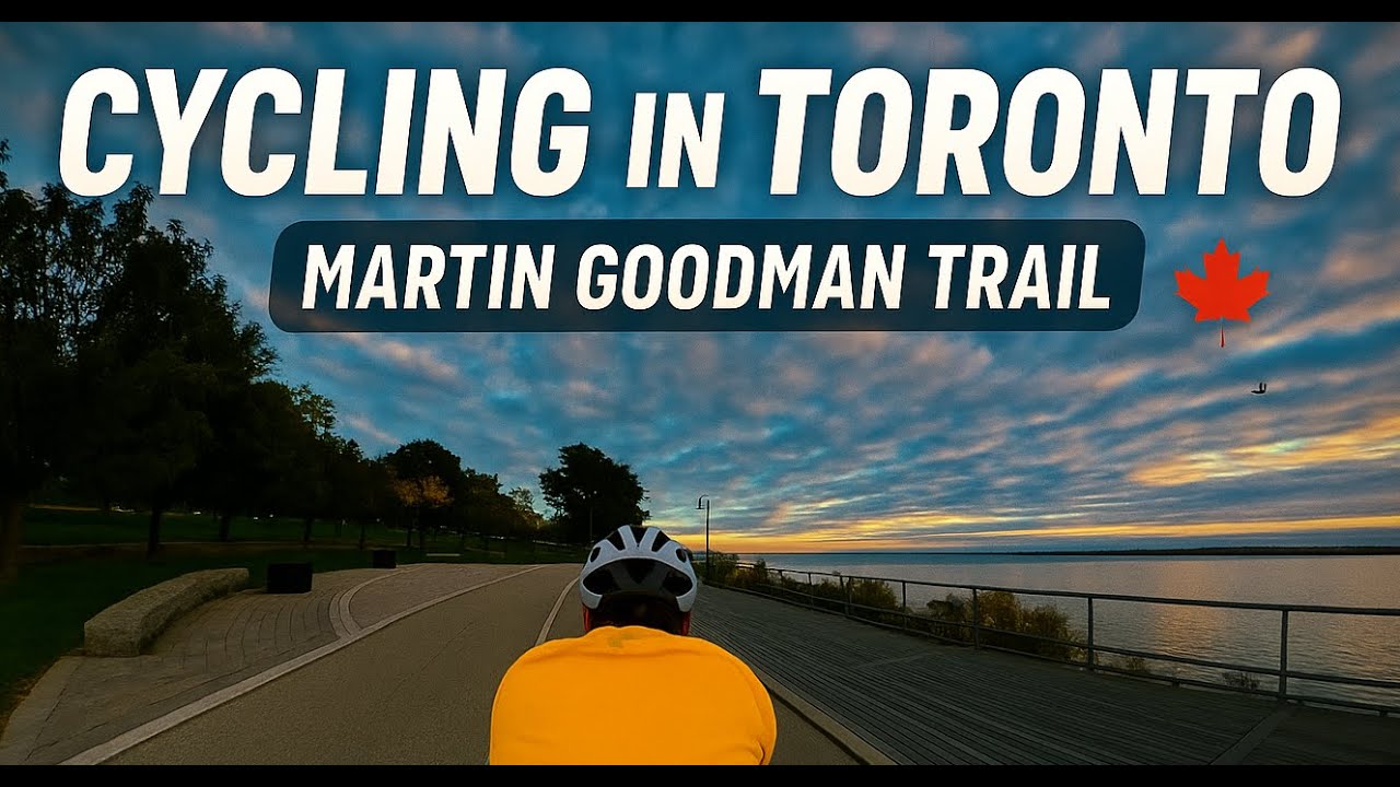 Relaxing Cycling in Toronto &mdash; Martin Goodman Trail | Lofi Ride Vibes