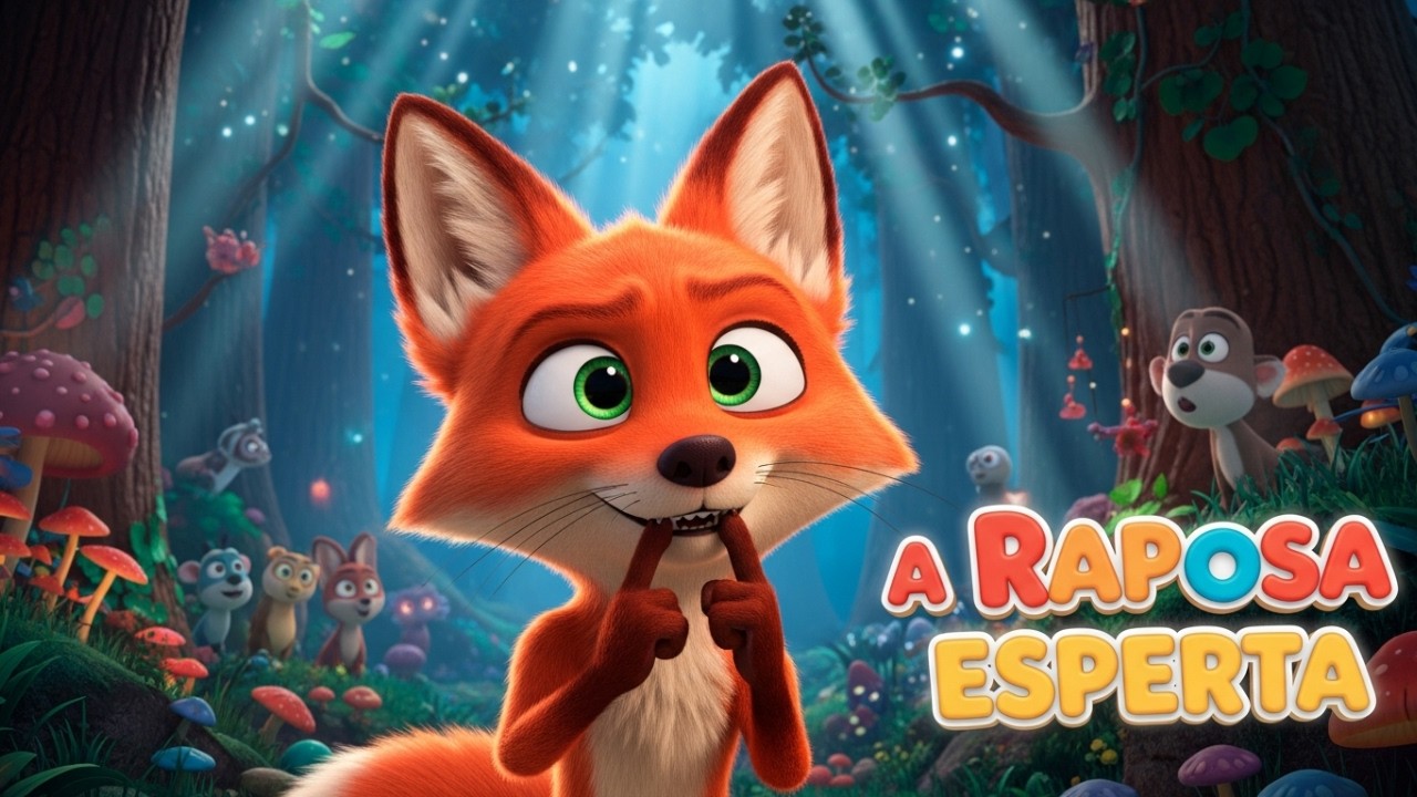 A Raposa Esperta 🦊  #desenhoanimado #históriainfantil