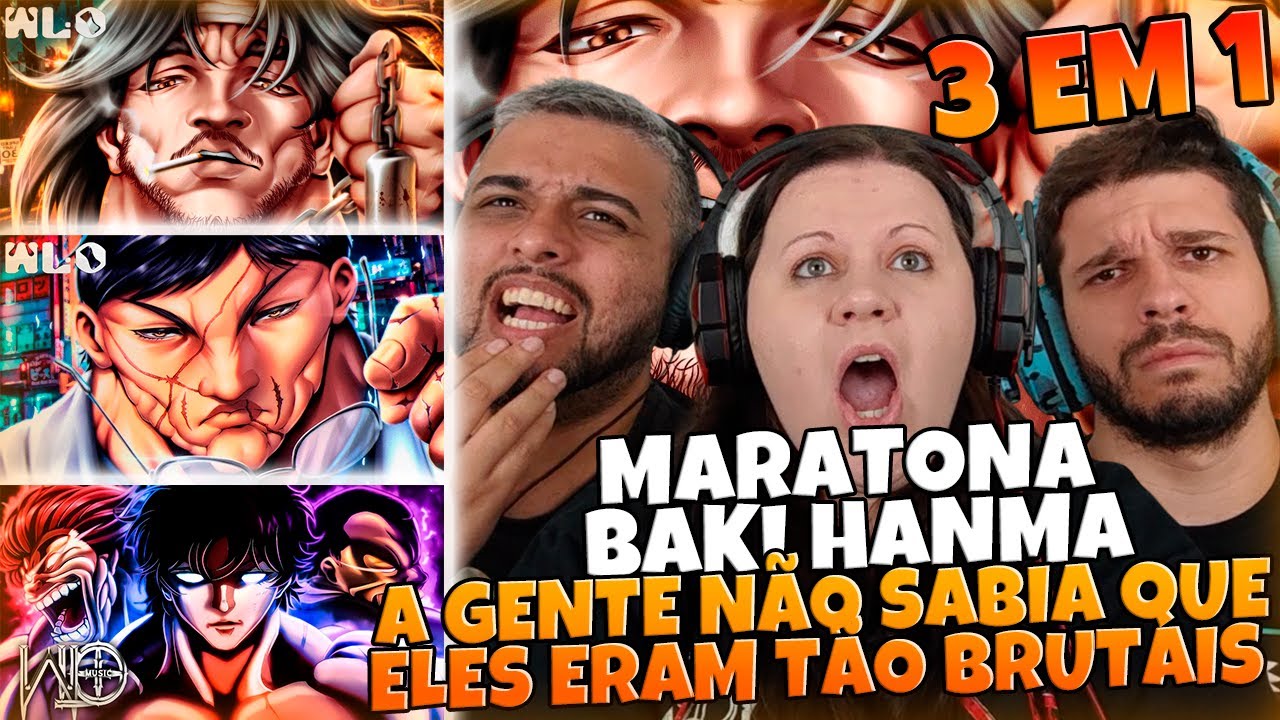 CONHECENDO OS PERSONAGENS DE BAKI | MOTOBE | HANAYAMA | TORNEIO RAITAI | MULT REACT EM FAMÍLIA