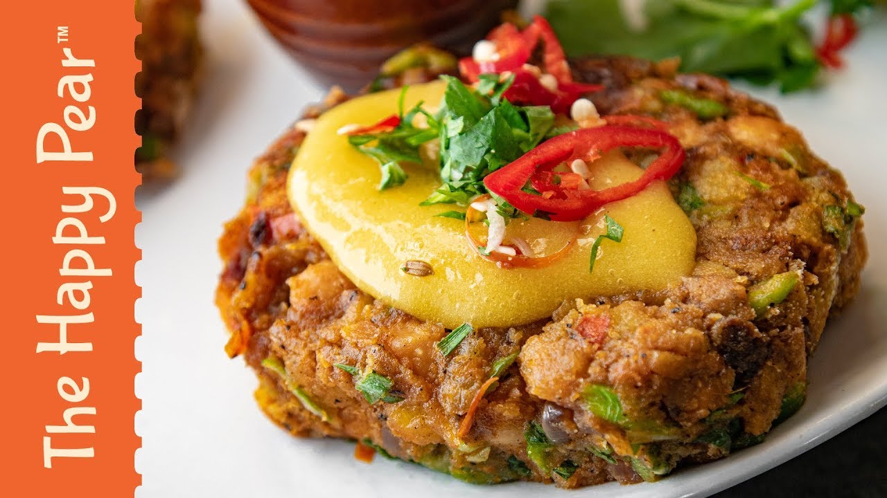 Bombay Potato Cakes with Mango Chutney | The Happy Pear