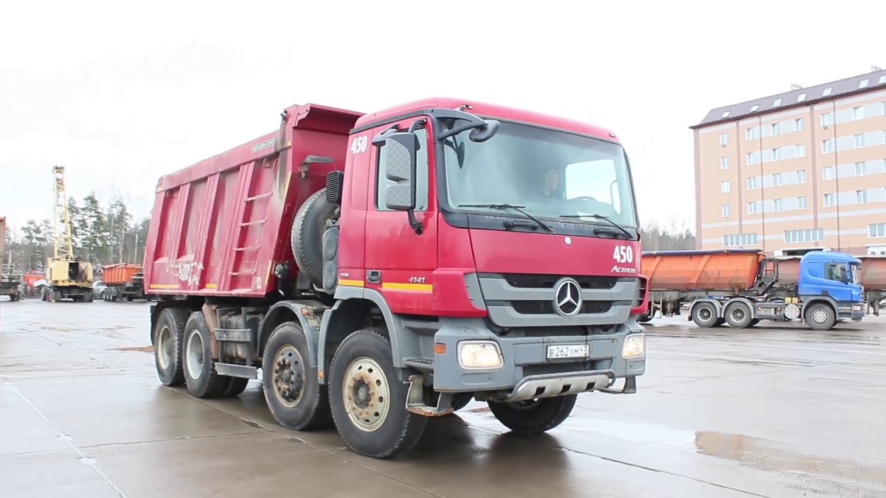 Самосвал Mercedes-Benz Actros 4141, 2015 года