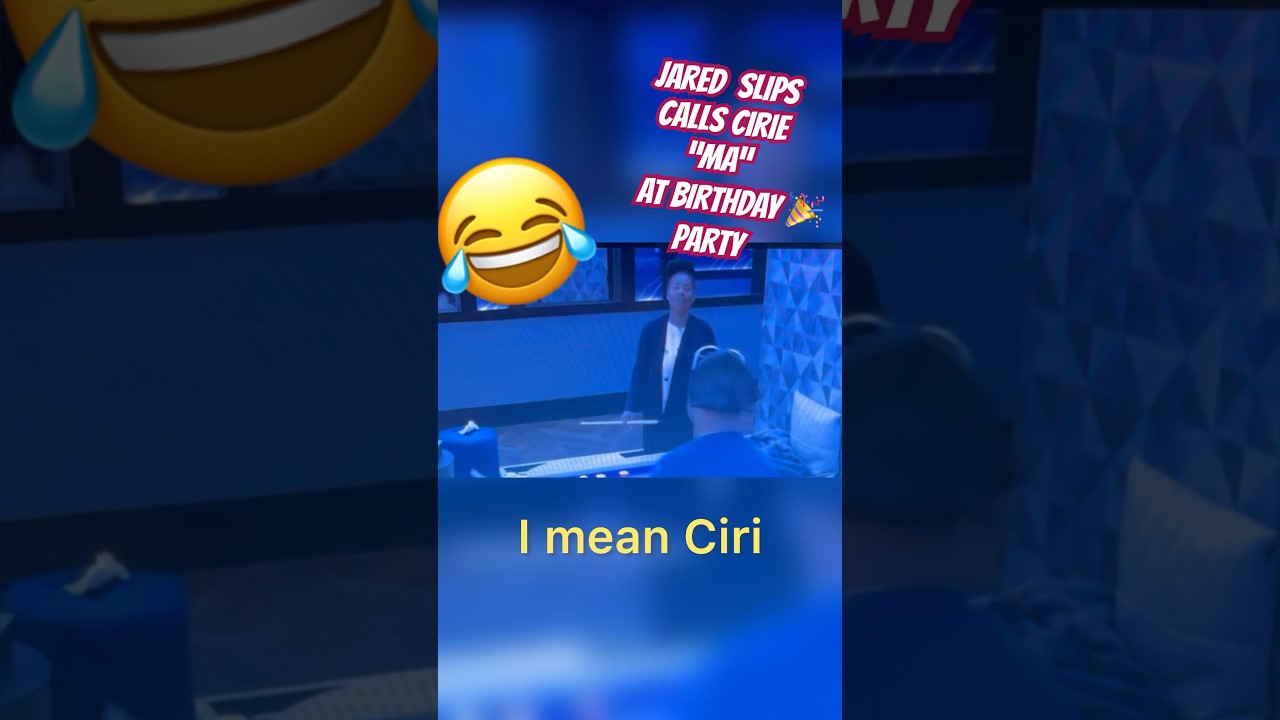 Jared SLIPS 😱 Calls Ciri &ldquo;MA&rdquo; at Birthday Party 🥳 #bb25