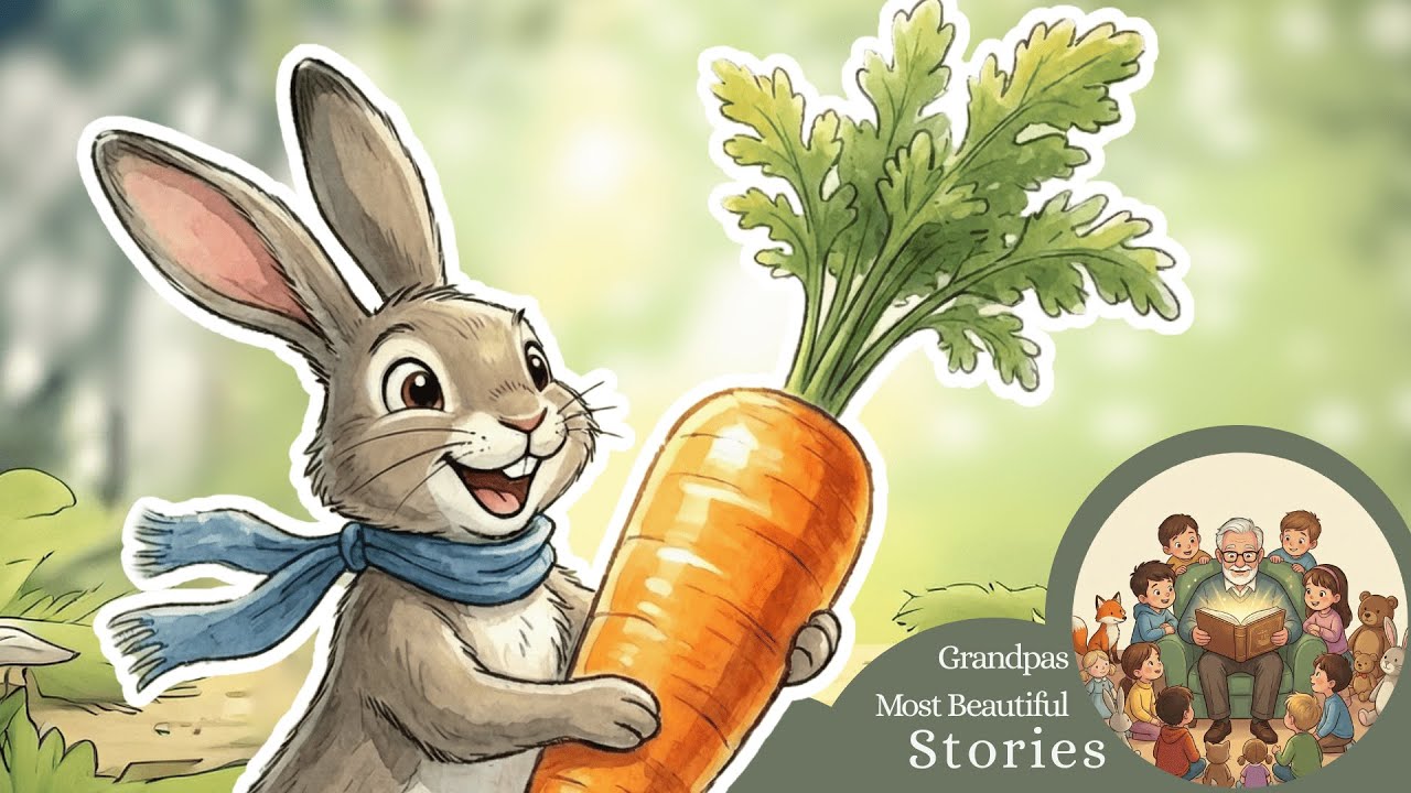 Le petit lapin et la carotte perdue | Une histoire animée calme pour dormir