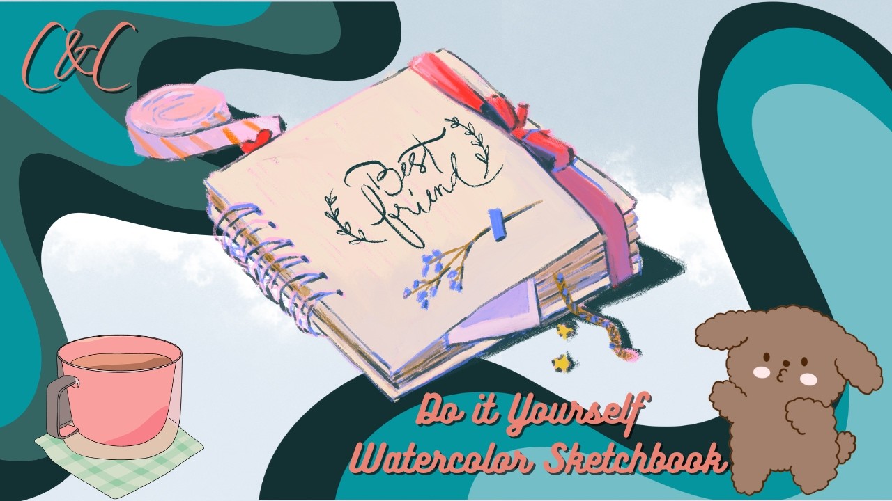 Do it Yourself Watercolor Sketchbook