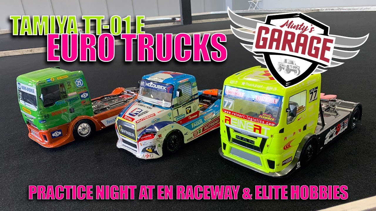 Tamiya TT-01 E Euro Trucks | Practice Night