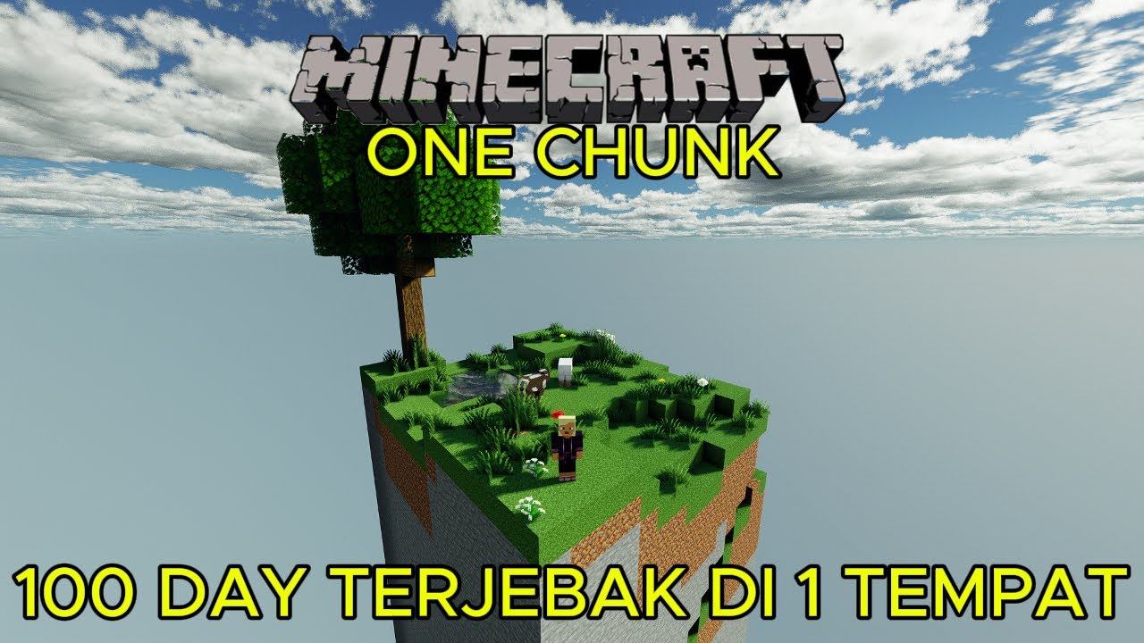 COBA MAP ONE CHUNK DENGAN SKILL PRO  Minecraft Java ONE CHUNK #1