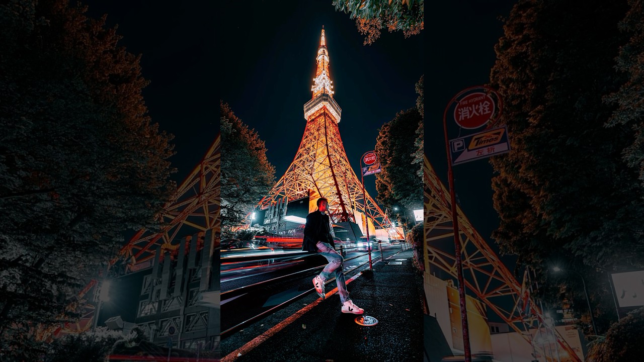 When you got no friend #shorts #photography #sonyalpha #sigma #tokyo #tokyotower #japan #vibes