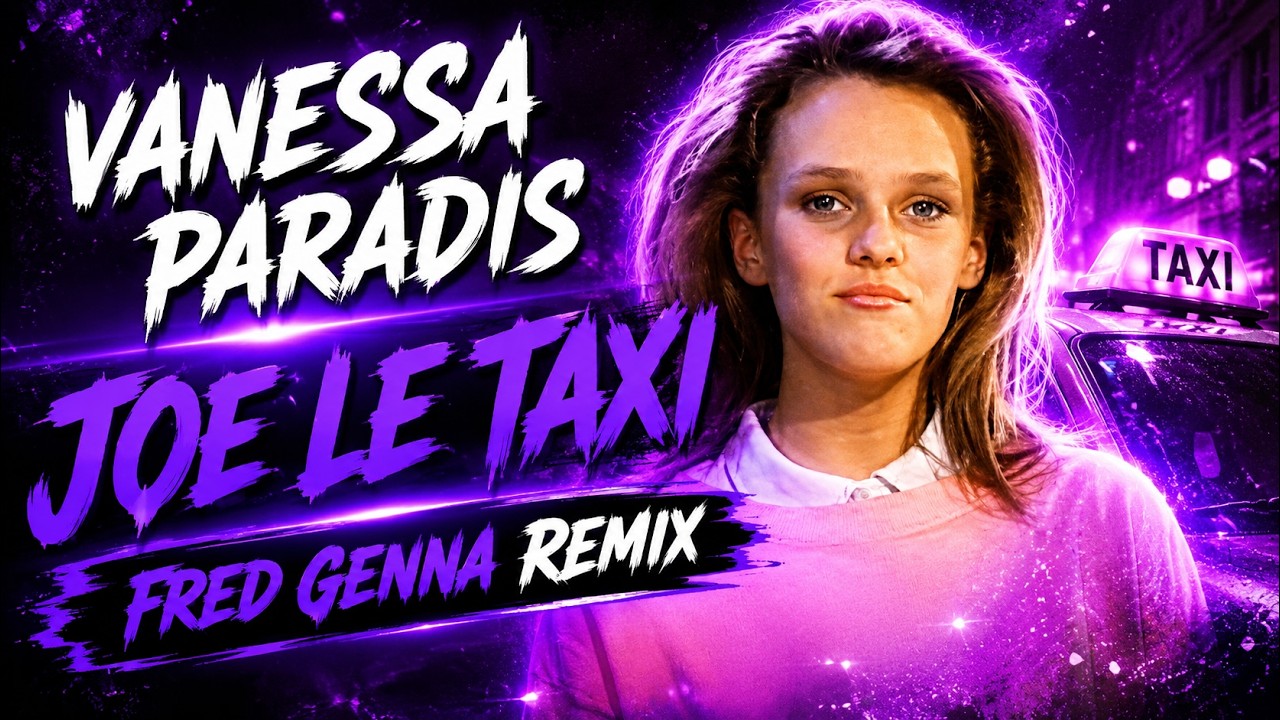 Vanessa Paradis - Joe Le Taxi 2026 (Fred Genna Remix) Clip IA 4K Intelligence Artificielle AI Music