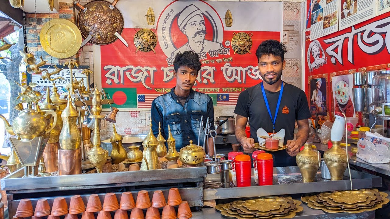 ৯ লক্ষ টাকার জাফরান দিয়ে রাজা মামার স্পেশাল চা | Raja Tea Stall