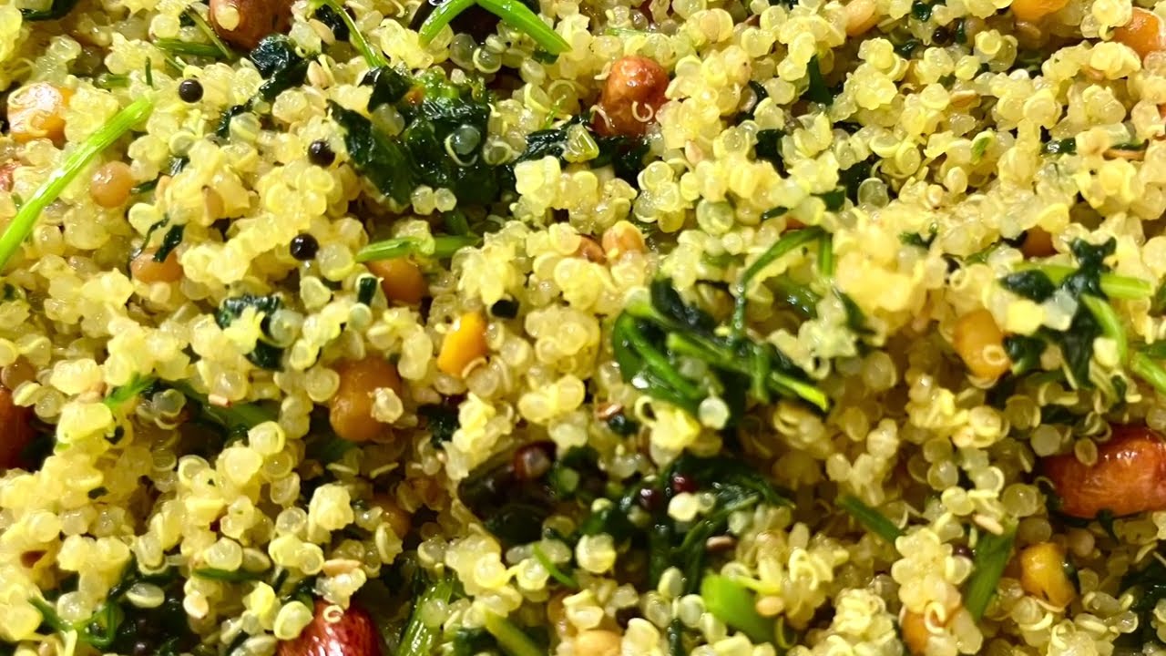 Cilantro Lemon Quinoa #quinoarecipes #lemonquinoa #cilantroquioa #quina