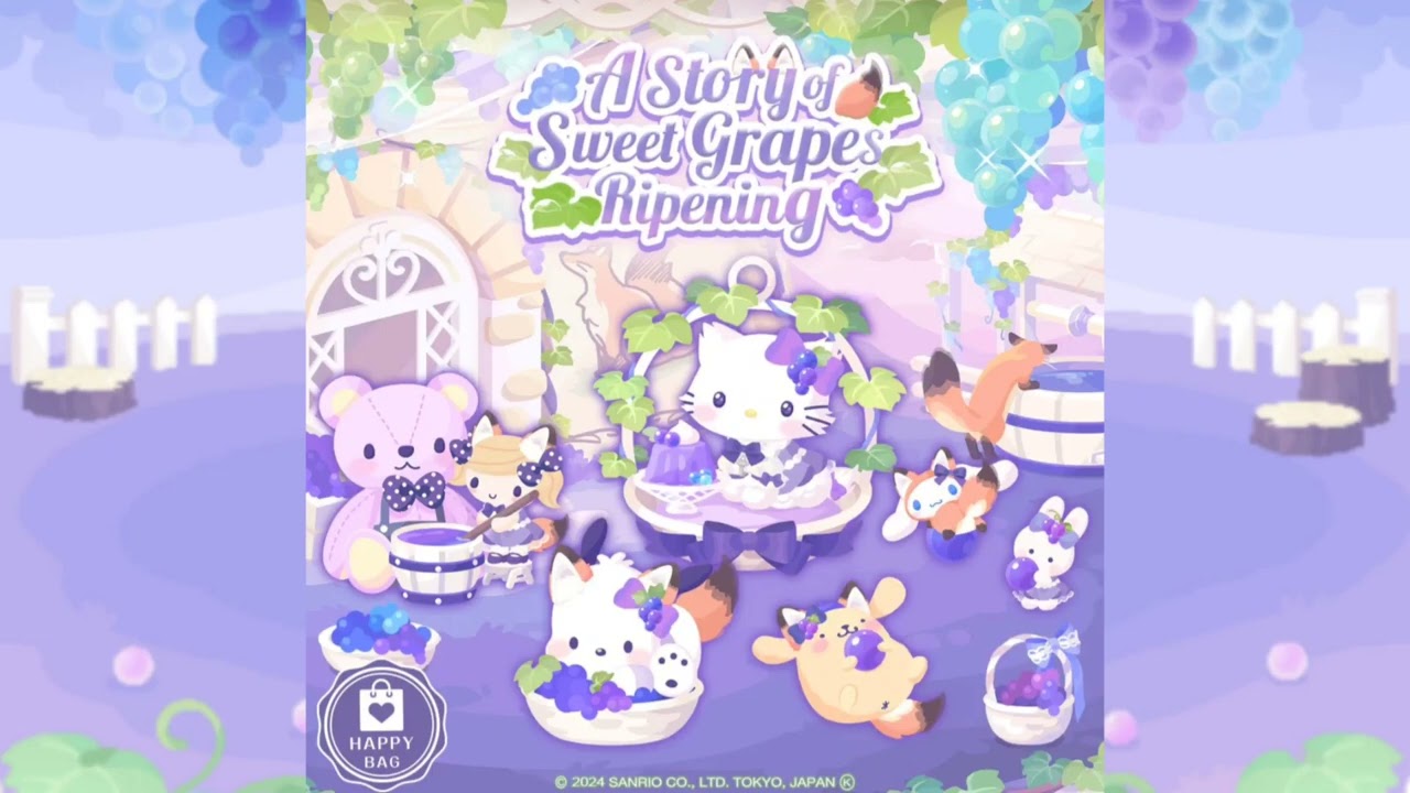 A Story of Sweet Grapes Ripening | Hello Kitty Dream Village ost