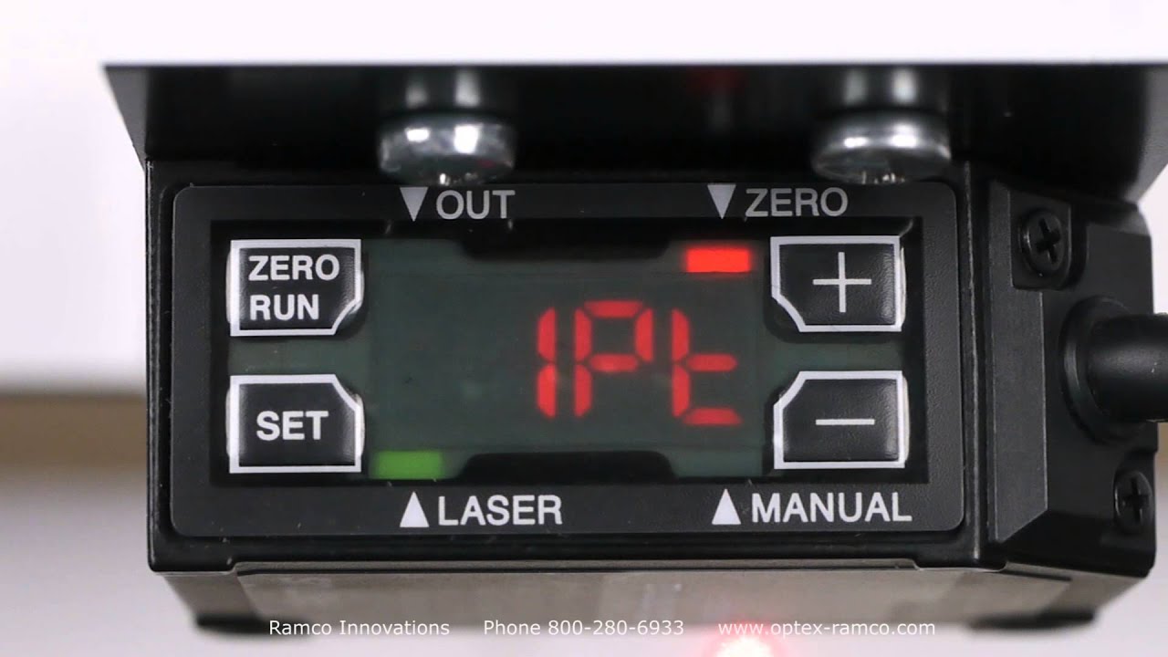 Optex FA - CD22 Laser Measurement Sensor - 1pt Teach Liner