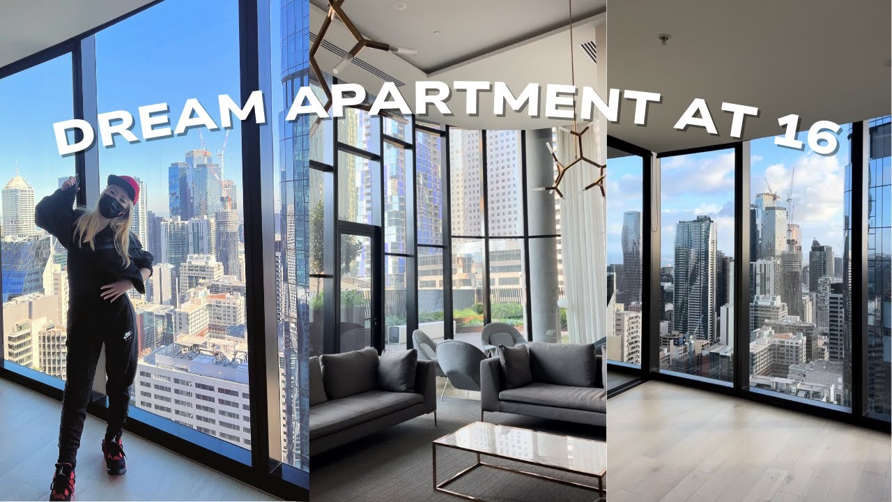 DREAM APARTMENT TOUR at 16 in melbourne | moving into my empty apartment pt. 2
