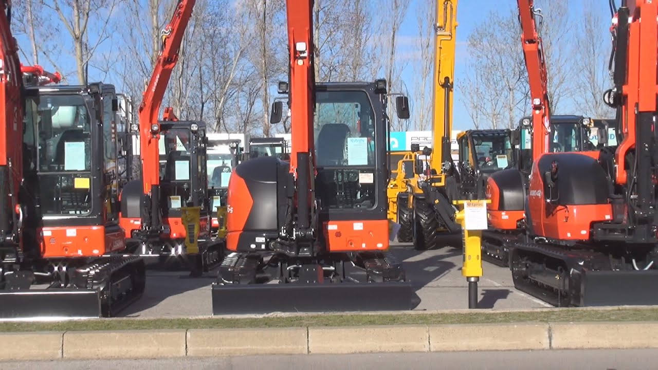 Kubota U56-5 Mini Excavator (2023) Exterior and Interior