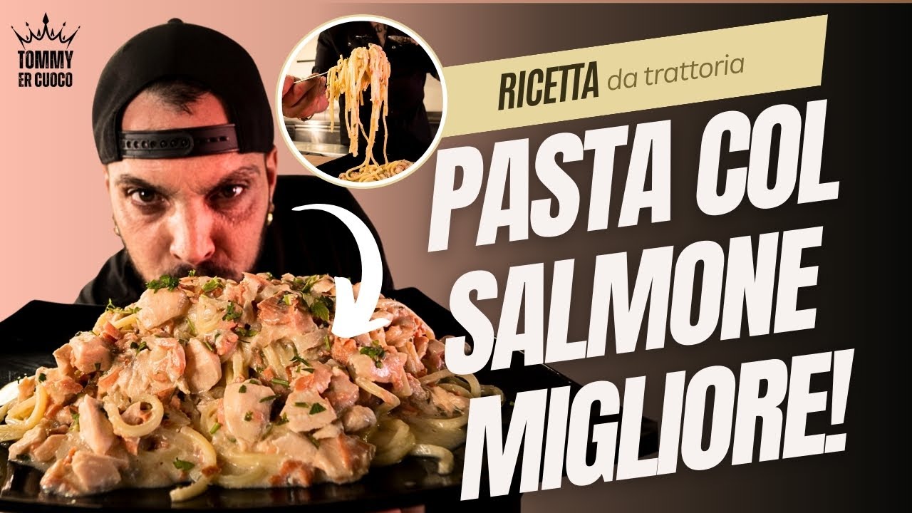 Ricetta TONNARELLI col SALMONE da numero 1!