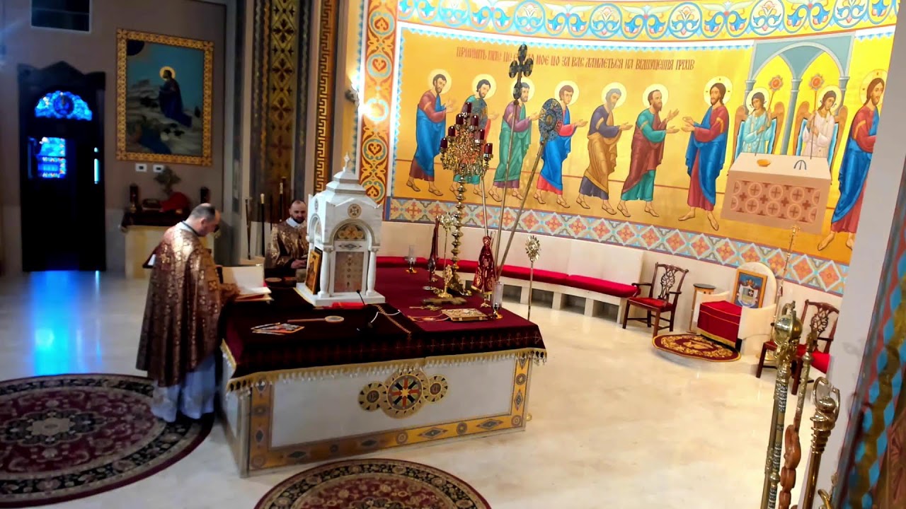 Божественна Літургія. Divine Liturgy. Субота заупокійна. Прп. Венедикта.