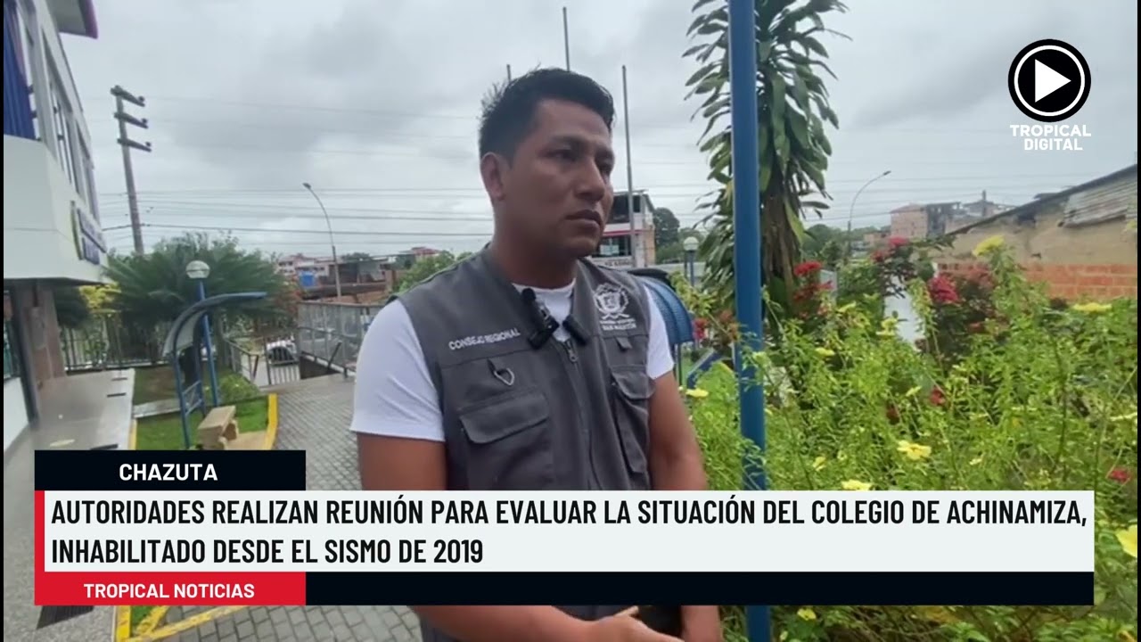 Autoridades realizan reunión para evaluar la situación del colegio de Achinamiza,