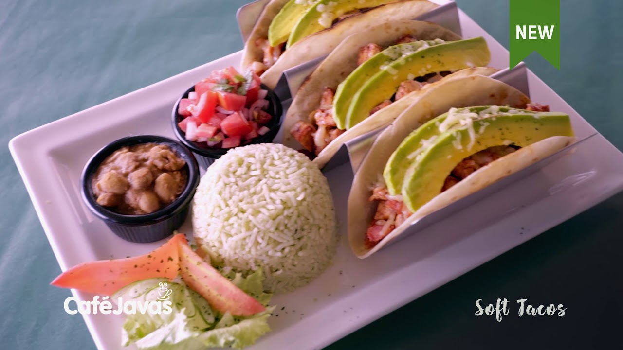 Cafe Javas New Menu