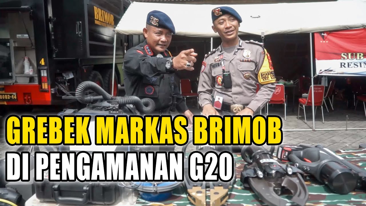 GREBEK MARKAS BRIMOBDI PENGAMANAN KTT G20 | PAK BHABIN | POLISI MOTRET #kttg20 #kttg20bali