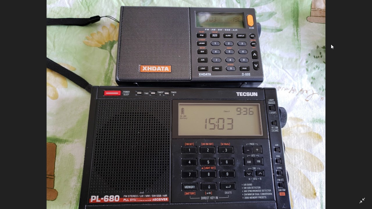 Battle of the Radios XHDATA D808 overal performance vs Tecsun PL 680