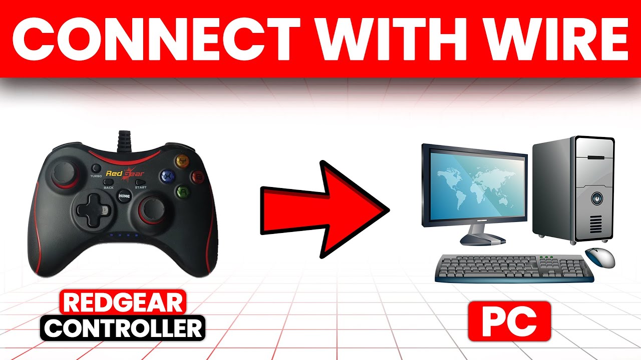 How To Connect Redgear Controller To PC With Wire (How To Pair Redgear Controller To PC With Wire)