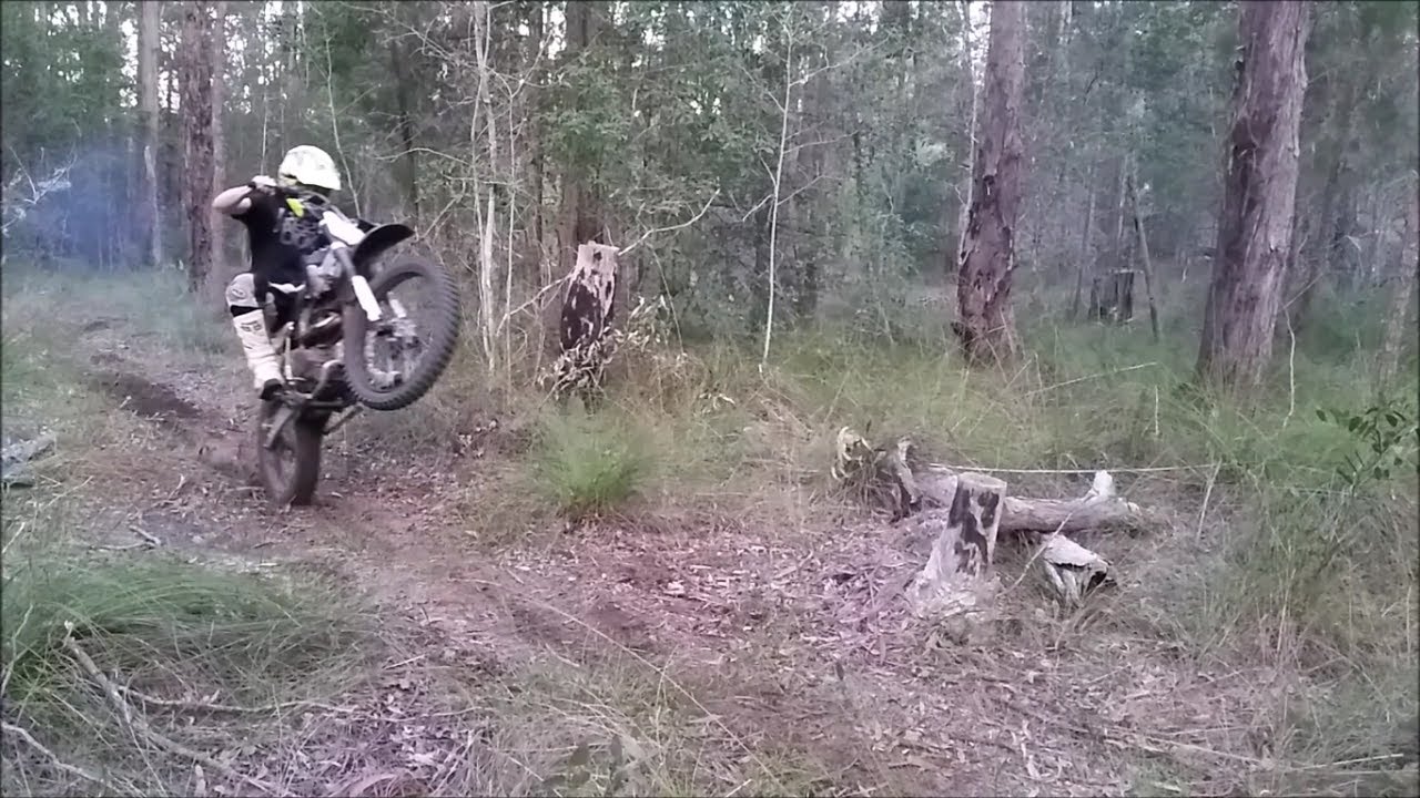 insane 250cc pit bike ride