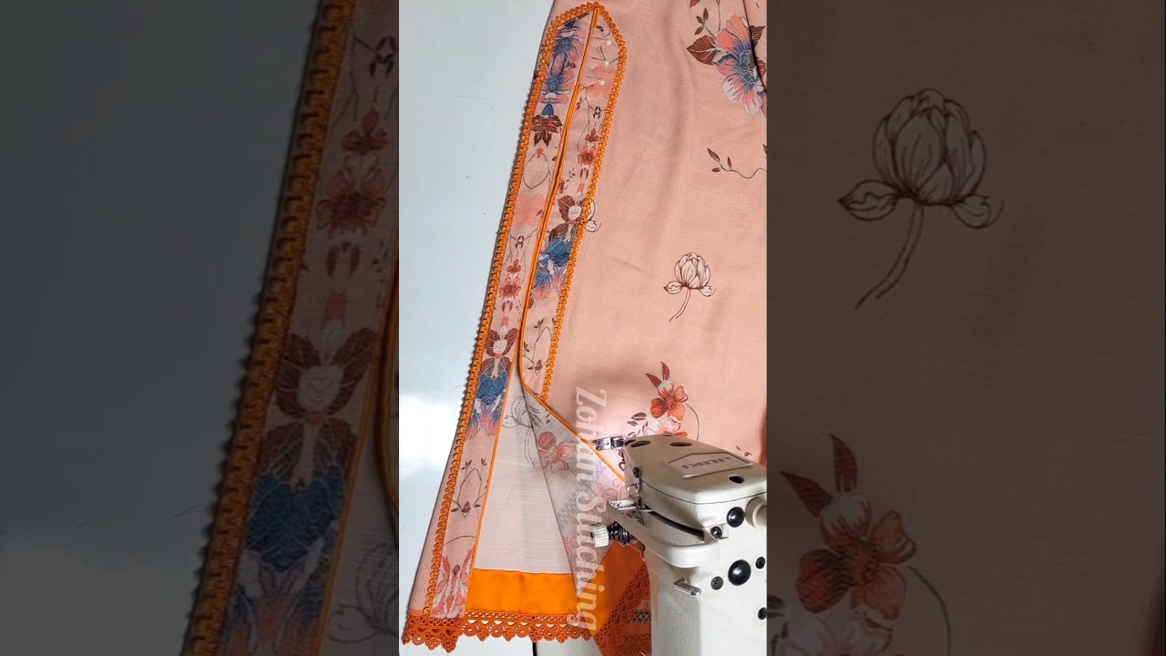 new Latest Kurti Side Slits/Chaak Design Cutting And Stitching #shorts #sewing #viralvideo