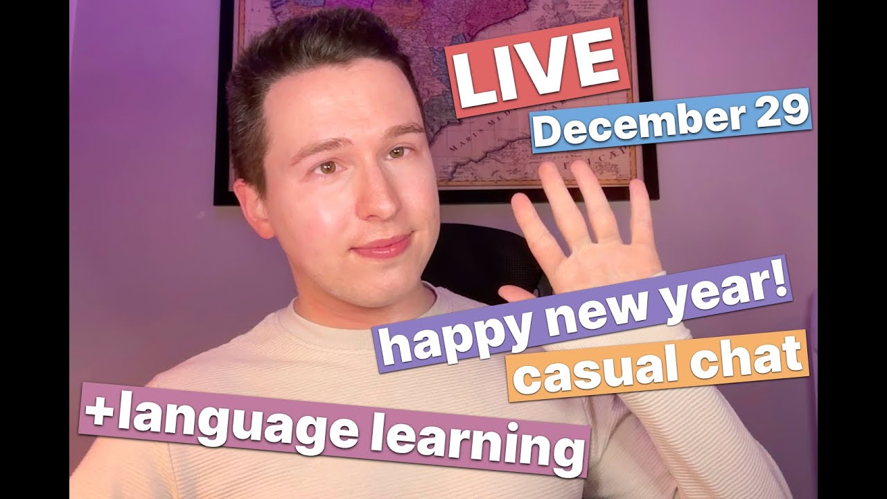 LIVE (EN+PT) - Happy 2025, language learning, & casual chat!