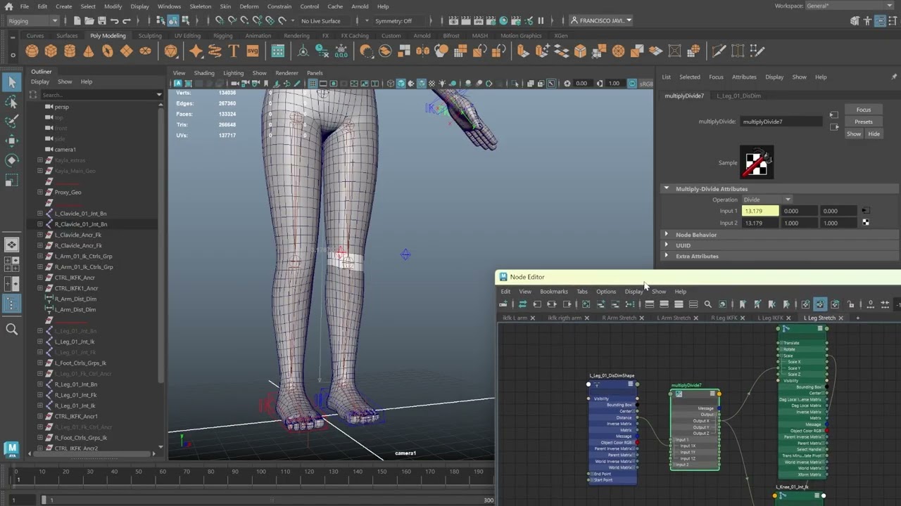 4  Leg stretch scuash nodos
