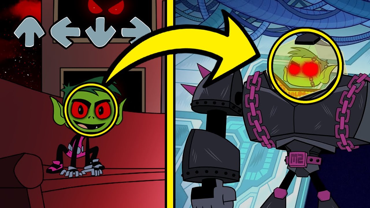 References in FNF Pibby Mods | Learning with Pibby | Vs Corrupted Robin - Teen Titans