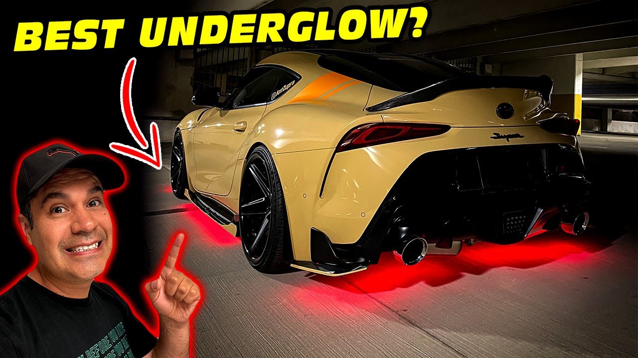 LED Lights Underglow X From Oneuplighting - Supra mk5