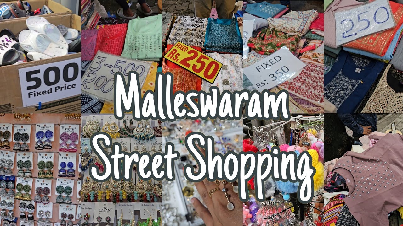 Street Shopping |Malleshwaram Street Shopping| Best Indian wear| Cheapest