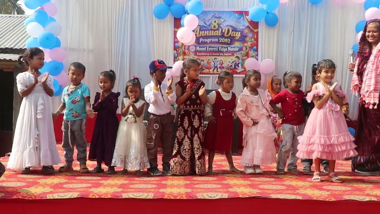 performance by nursery class students @1m vieww