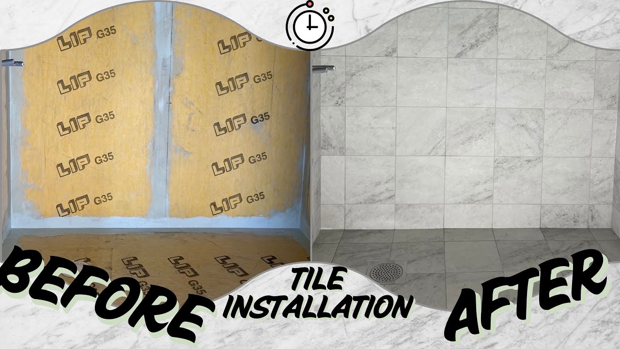 Bathroom Tiling Timelapse | Bricmate M33 Glanshammar 30x30 White Matt
