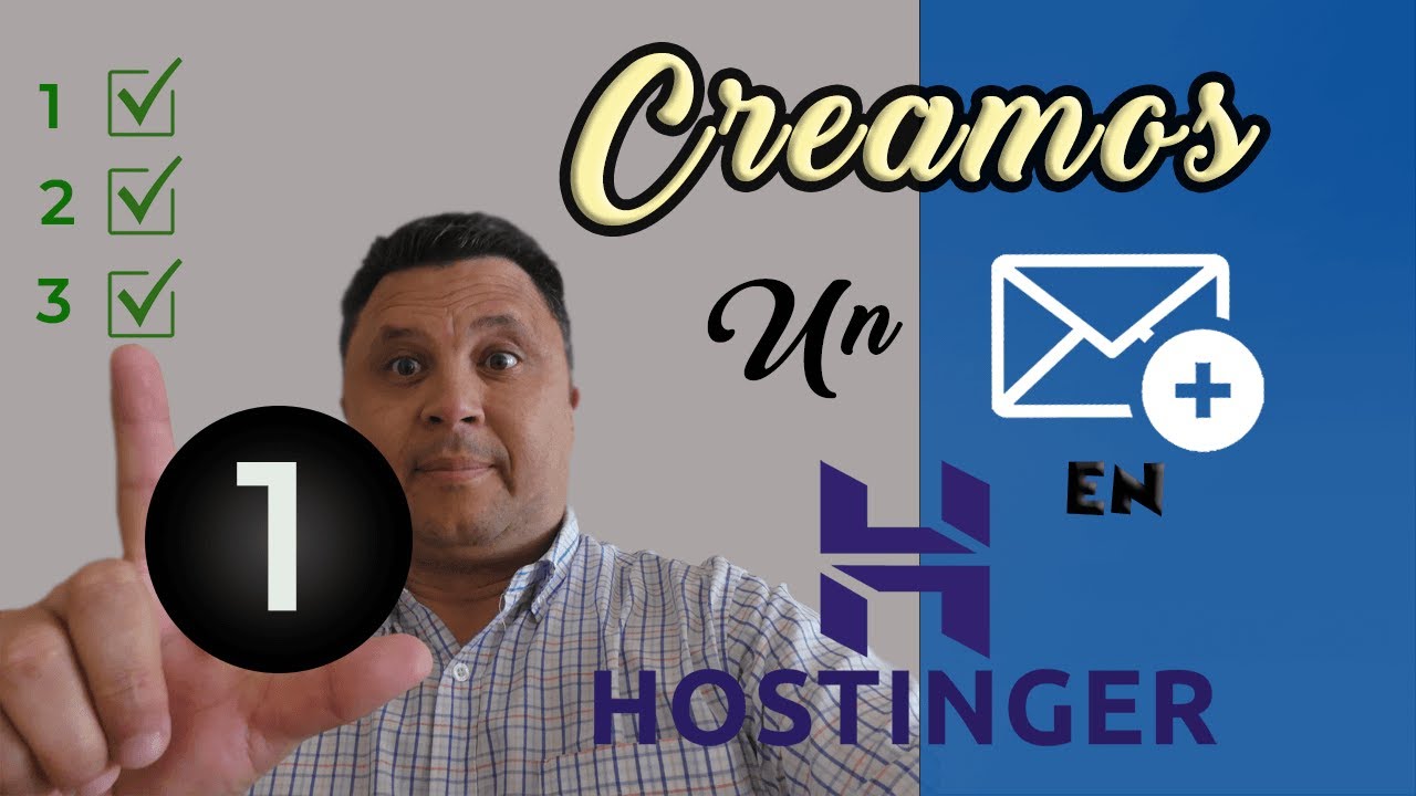(1) Creando cuenta de e-mail corporativo en Hostinger