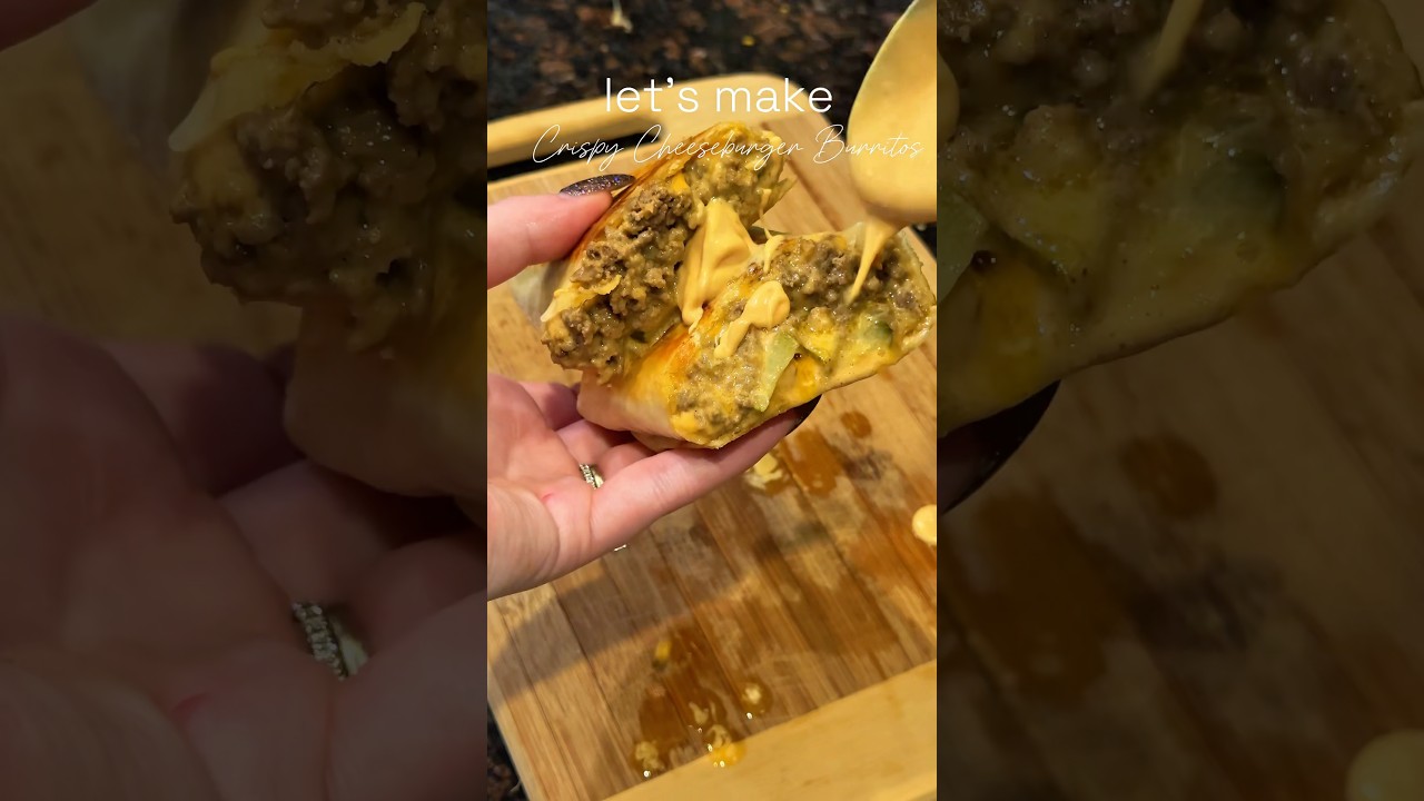 Cheeseburger Burritos