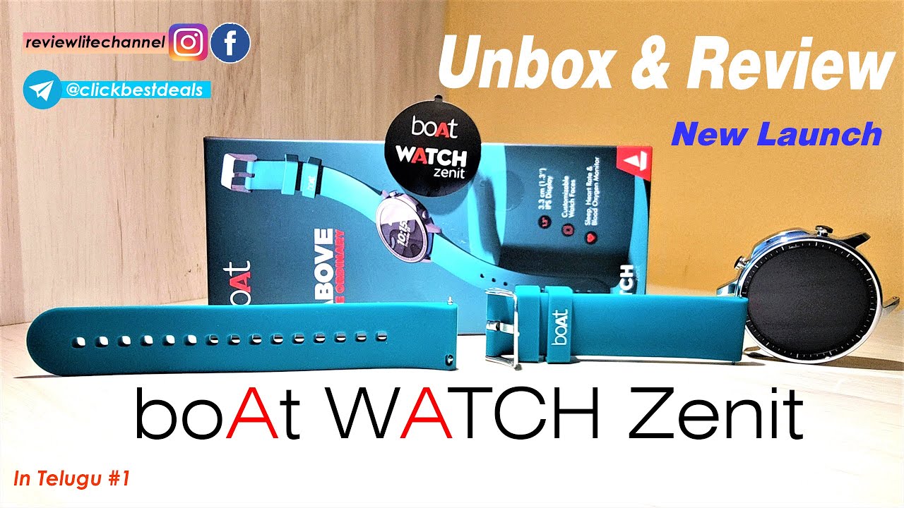 ZENIT - boAt Watch Zenit | Unbox & Review | Best 1 under 2k | Telugu #boat #boatzenit