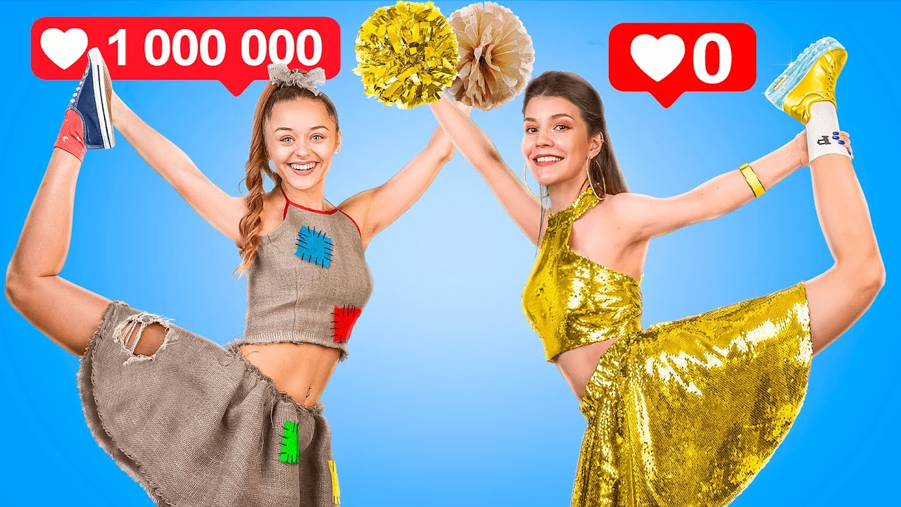 Arme Beliebte Cheerleaderin vs. Reiche Unbeliebte Cheerleaderin - Teil 2