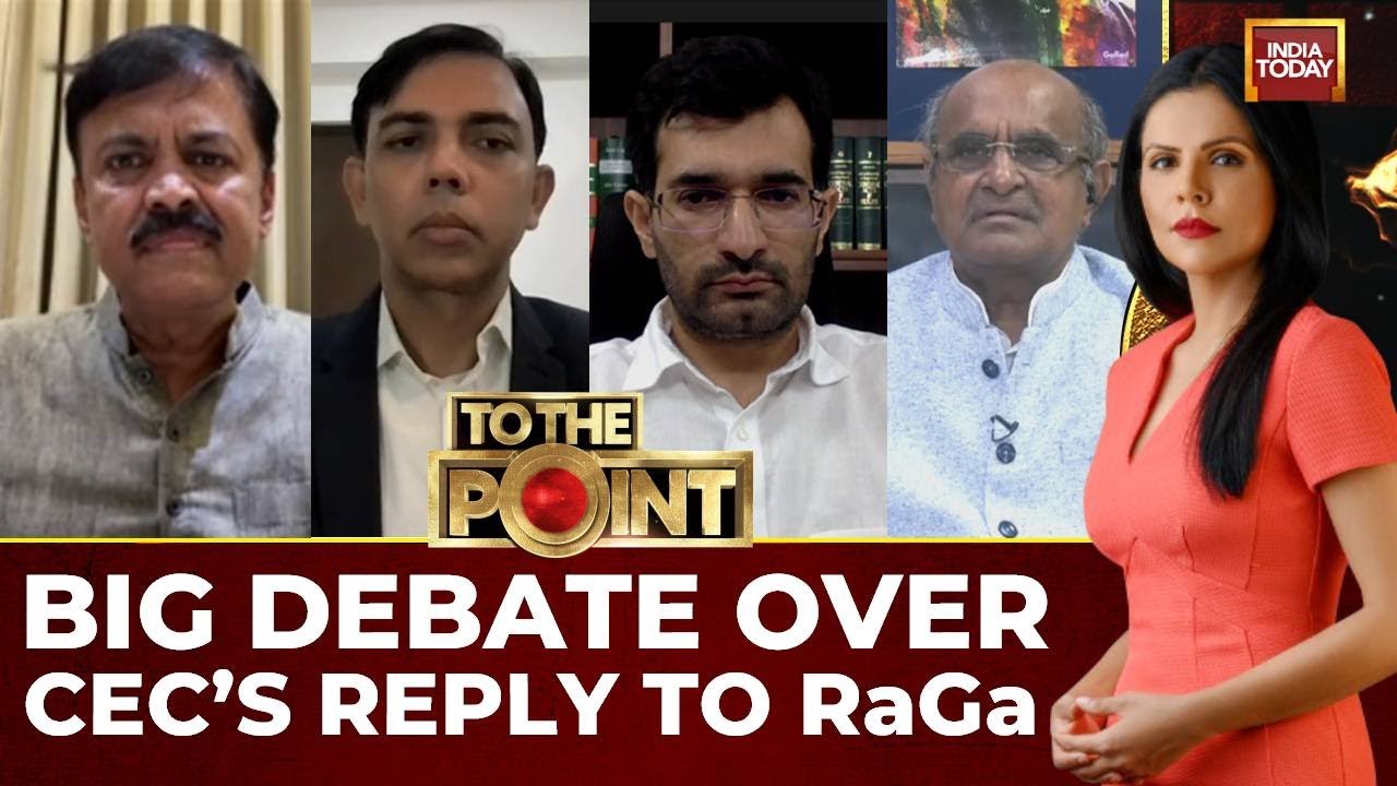 To The Point Debate: CEC Gyanesh Kumar's Big Reply To Rahul Gandhi; Hit Or Miss? | India Today
