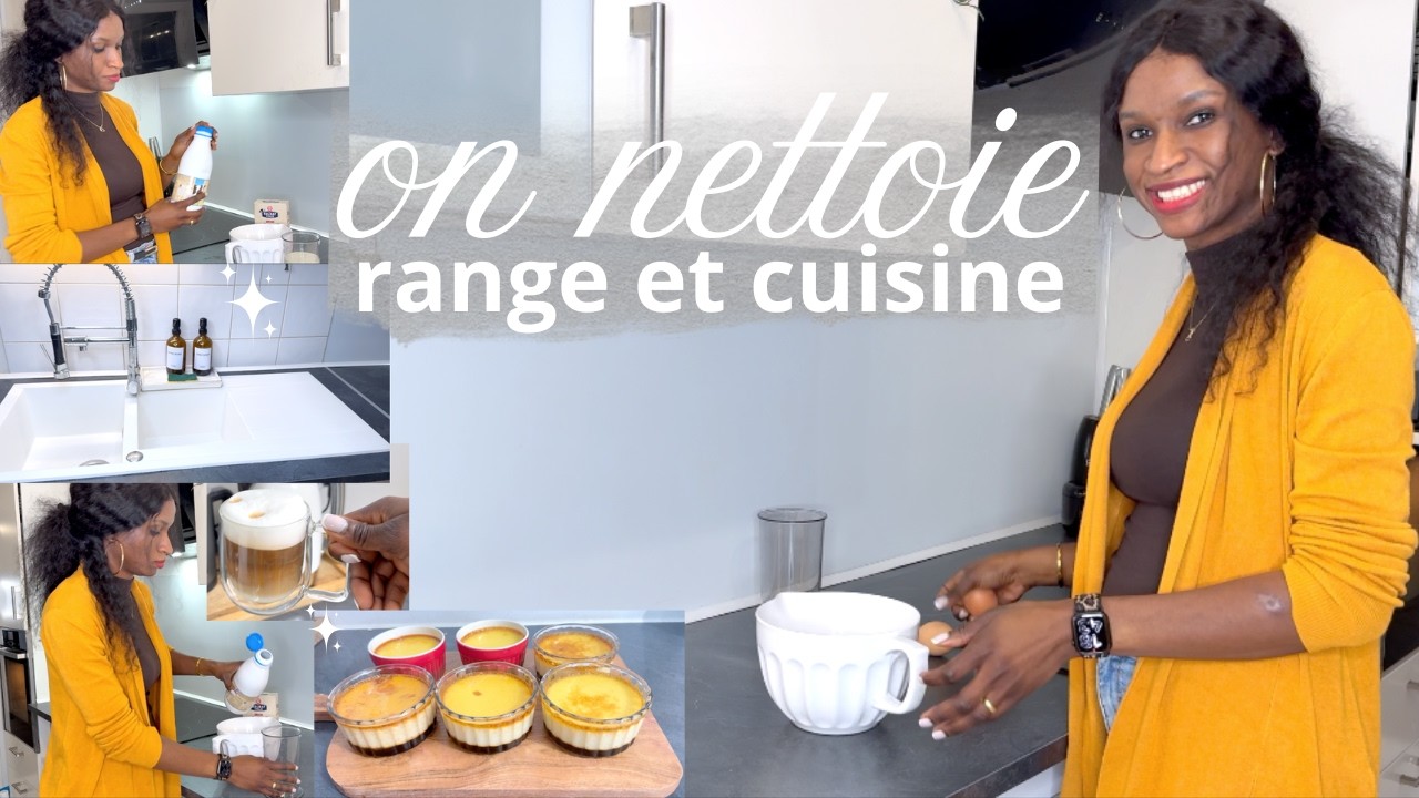 ON NETTOIE✨ RANGE ET CUISINE✨RECETTE FACILE ET DELICIEUSE🍽️ CRÈME RENVERSÉE AU CARAMEL