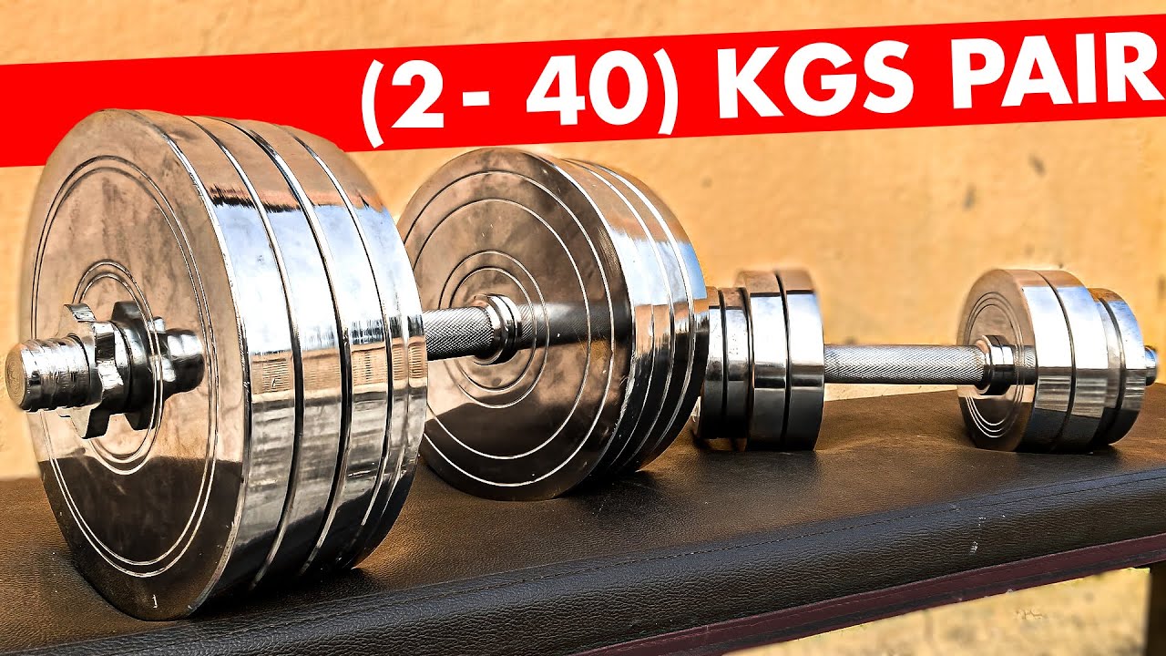Unboxing Best Steel Adjustable Dumbbells for Home in India