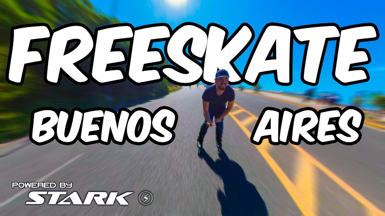 PATINANDO EN BUENOS AIRES con los patines STARK 🛼