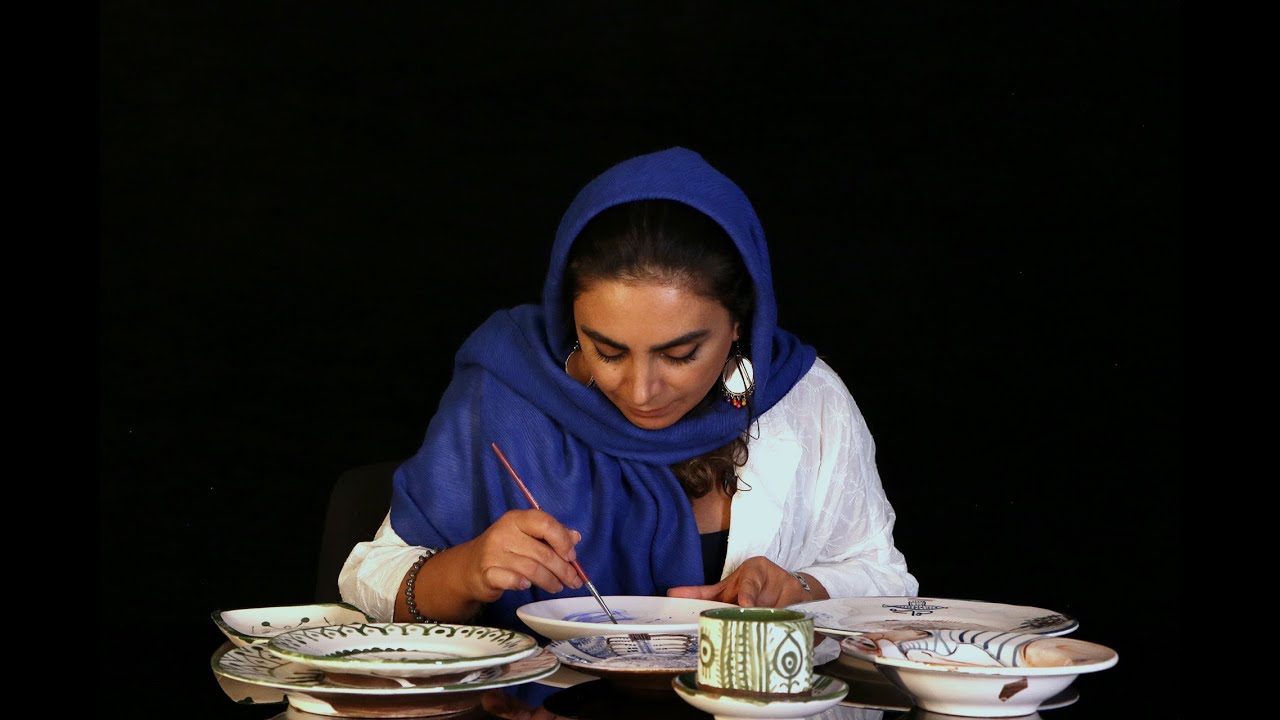 نقاشی زیر لعابی روی سرامیک با مرضیه بقایی قسمت پنجم؛ لعاب‌گذاری