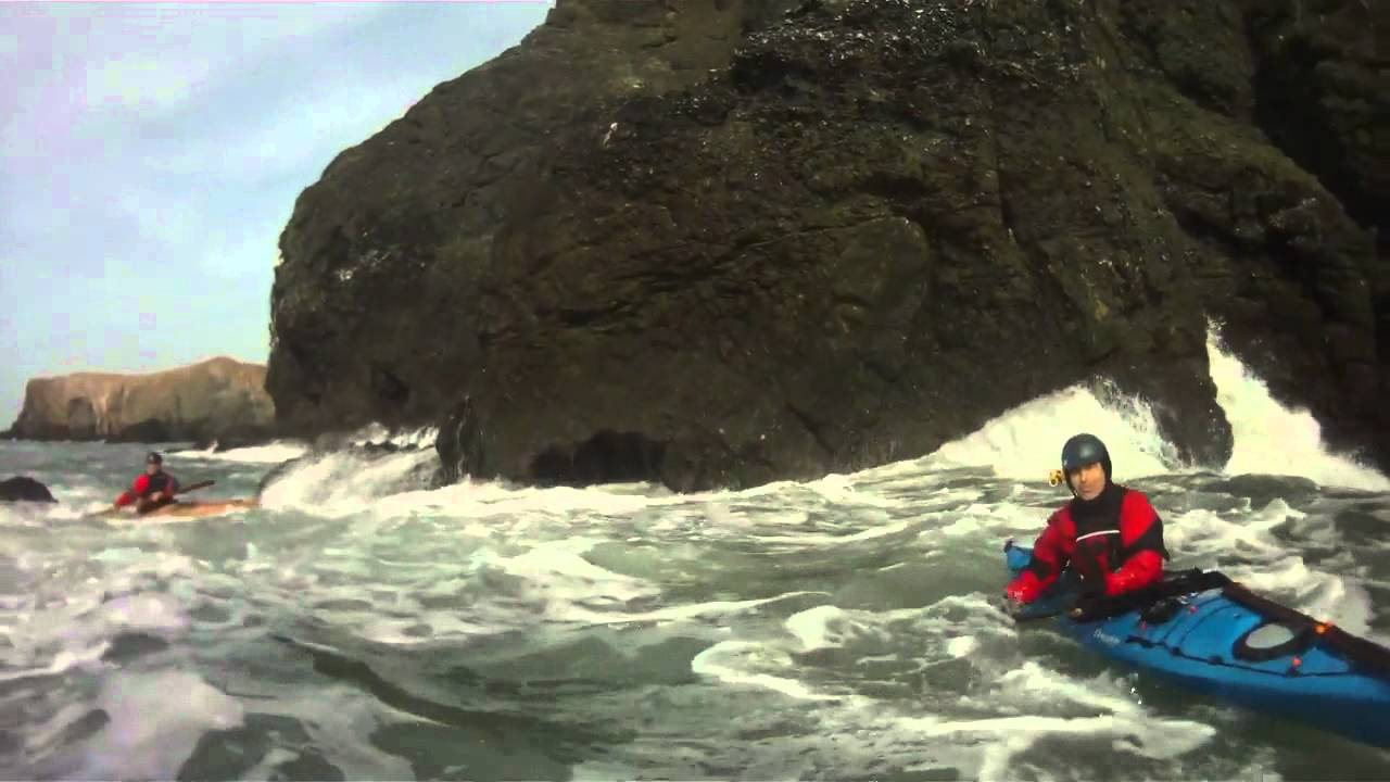 Point Bonita Rock Gardening - Rough Water Kayaking Neptune's Rangers