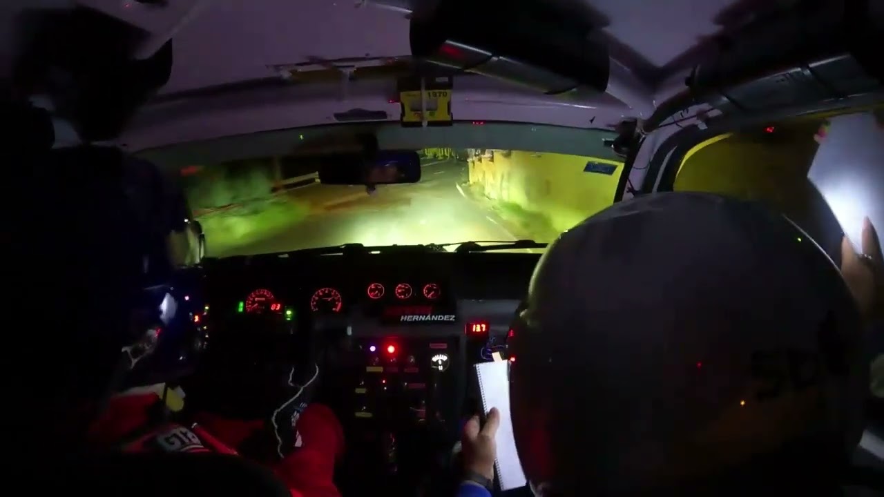 On board kevin hernandez Roberto raña rally villa de santa Brígida 2022 tramo espectáculo