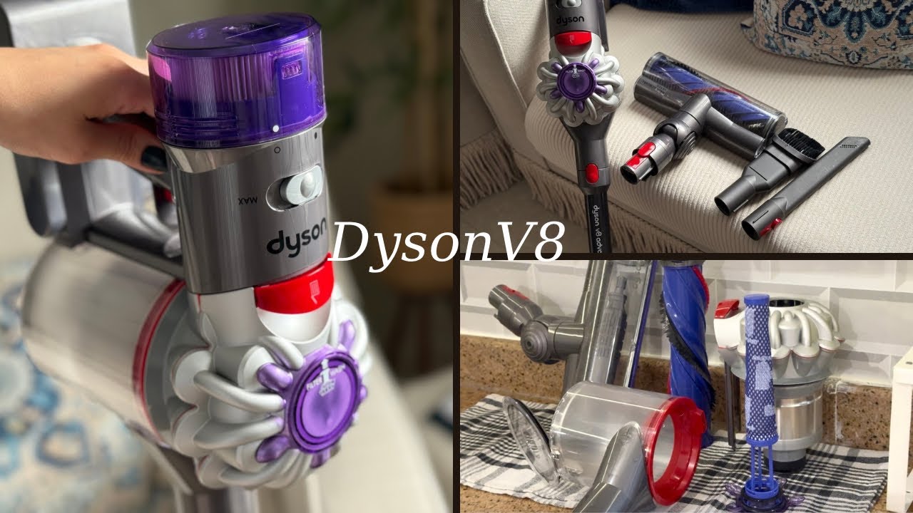 تجربتي ورأيي في مكنسة دايسون اللاسلكيه DysonV8،كل التفاصيل عن سعرها ،طريقة استخدامها، طريقة تنظيفها 