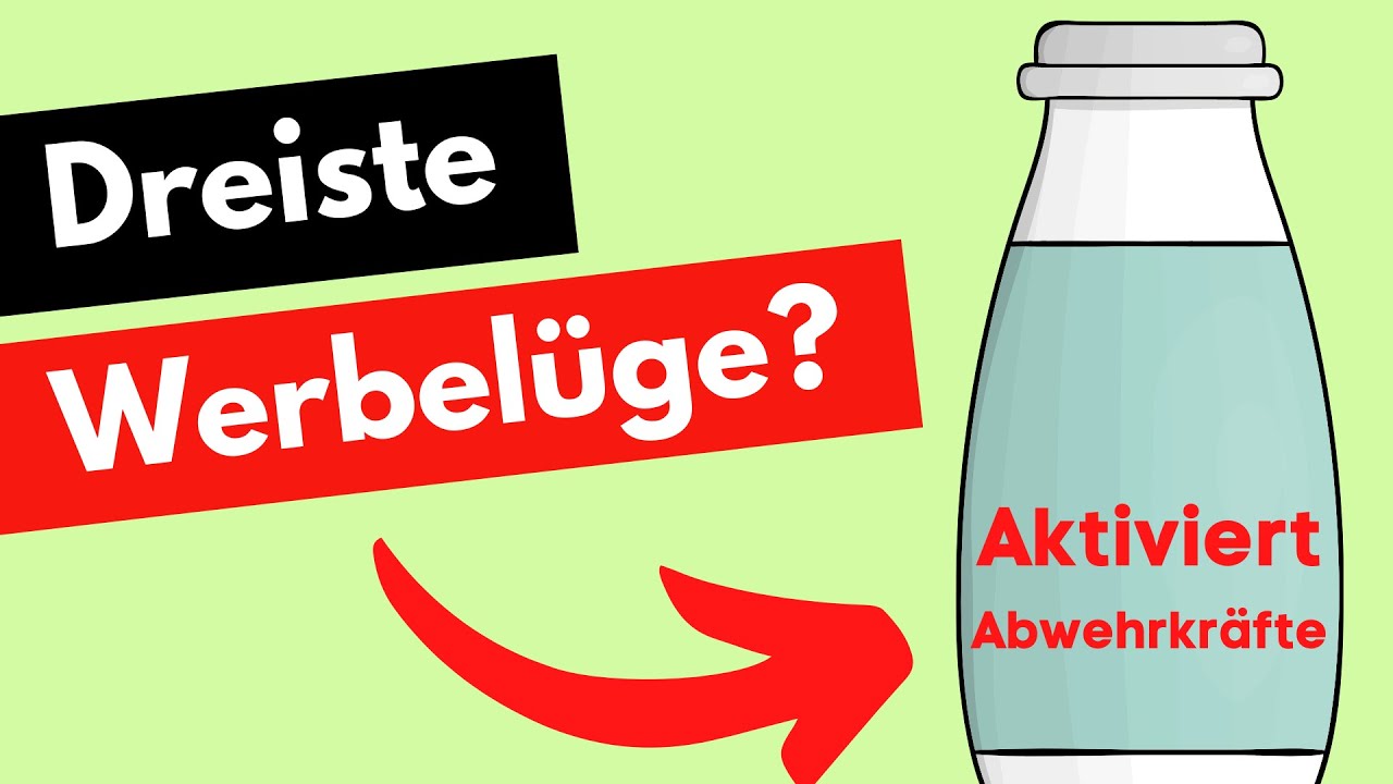 Die Werbetricks der Lebensmittelindustrie: DARUM aktiviert Actimel keine Abwehrkräfte mehr!