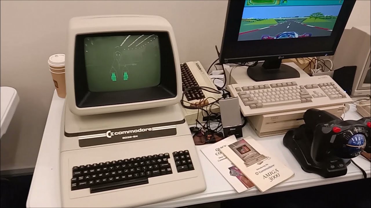 Huge Vintage Computer Collection At Amiga Meet